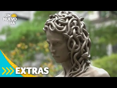 Medusa con la cabeza de Perseo': el nuevo símbolo de 'Me Too' en NY | Un Nuevo Día | Telemundo