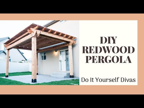 DIY Pergola Timelapse - Link To Build Instructions