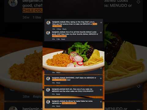 Chile Colorado for Benjamin ￼