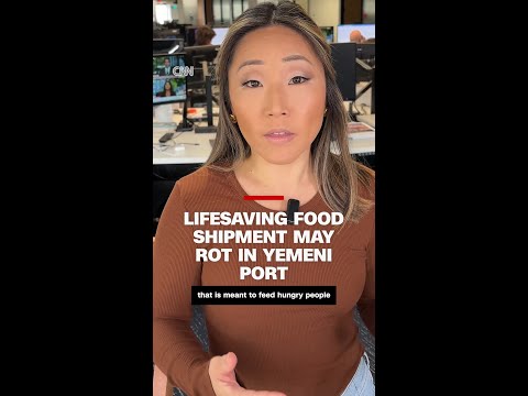 Lifesaving food shipment may rot in Yemeni port