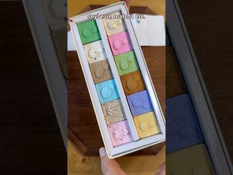 12Kinds of Rakugan, Wasanbon Candy Box Introduce Japanese Souvenir #shorts #souvenir #japan