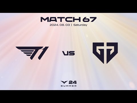 T1 vs. GEN | 매치67 하이라이트 | 08.03 | 2024 LCK 서머 스플릿