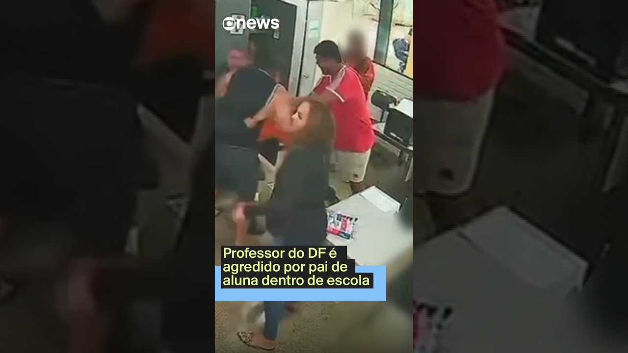 Professor do DF é agredido por pai de aluna dentro de escola