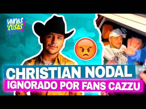 Christian Nodal ¿es ignorado por fans de Cazzu? se hace viral un video con su reacción