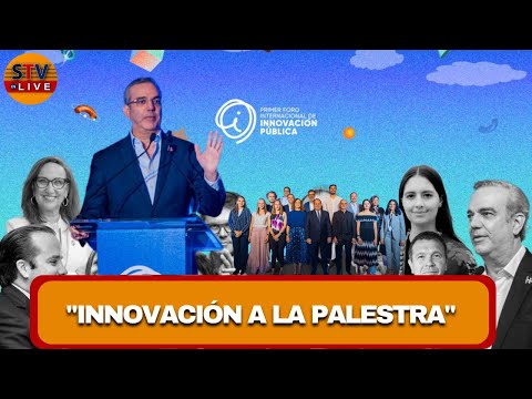 Acto de inauguación del programa Dominicana Innova 2023 con el presidente Luis Abinader