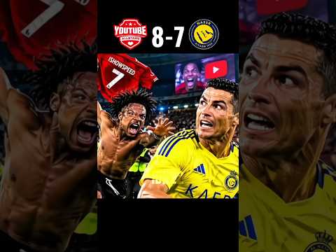 Penalty Moment <strong>shootout</strong> - Youtube all stars vs Al Nassr 11-9 #ronaldo #ishowspeed #football