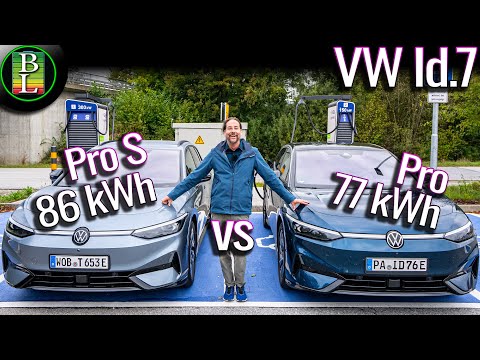 VW Id.7 BATTLE - 77 kWh vs 86 kWh