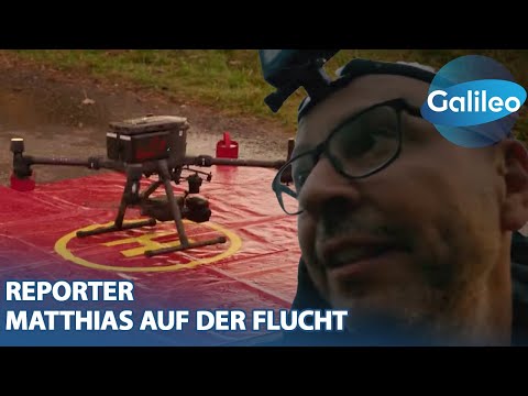 Reporter Matthias auf der Flucht: Kann er der Hightech-Drohne entkommen?