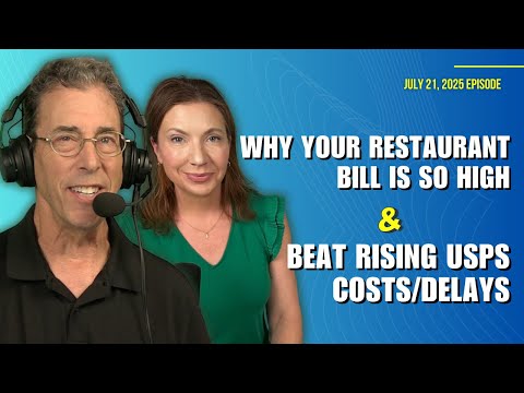 Clark Howard: Save More, Spend Less | Full Show: Why Your Restaurant Bill Is So High and Beat Rising USPS Costs/Delays