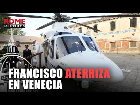 VENECIA | Francisco aterriza en Venecia y visita una cárcel de mujeres