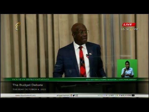 PM Rowley Responds To Budget Critics, Says Gov't Trying To Fix T&T's Problems