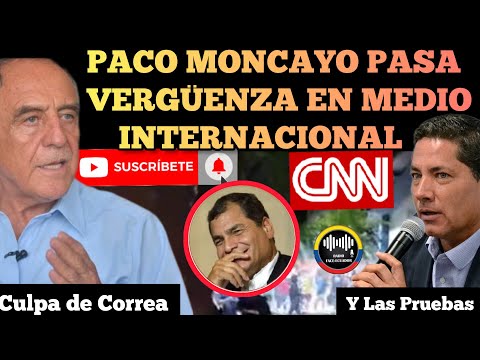 PACO MONCAYO Y ACTUAL CONSEJERO SEGURIDAD PASA VERGÜENZA EN MEDIO INTERNACIONAL CNN NOTICIAS RFE TV