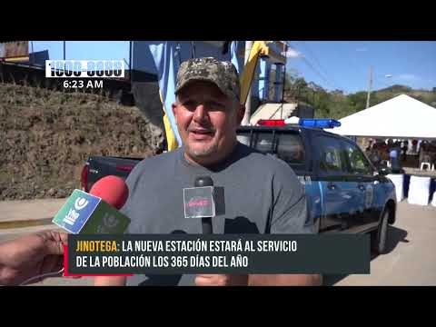 Inauguran nueva unidad policial en San Sebastián de Yalí - Nicaragua