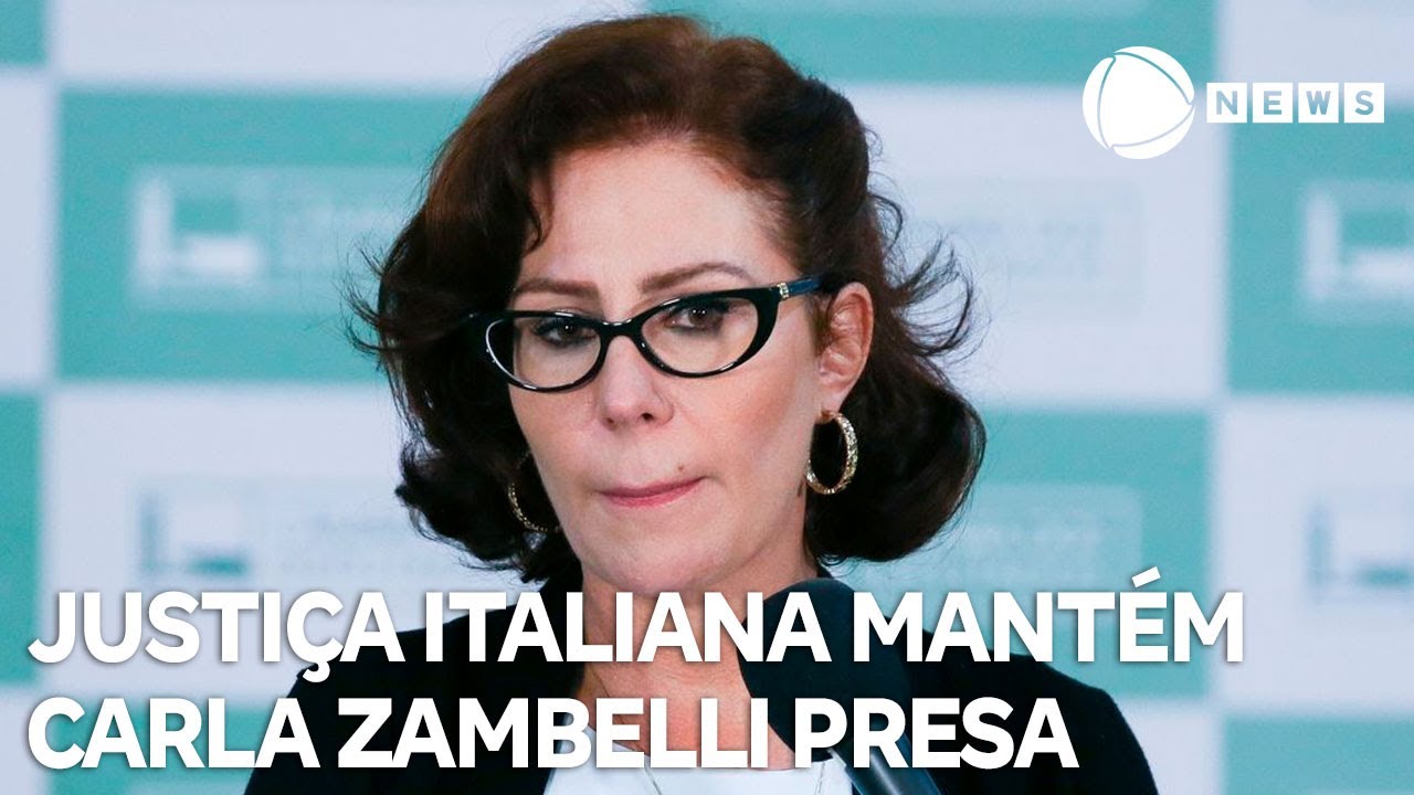 Justiça italiana mantém Carla Zambelli presa