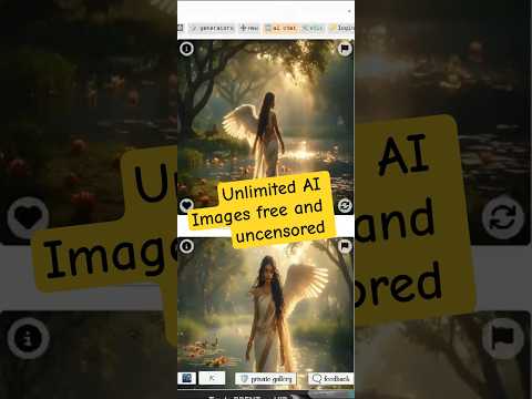 This Website Creates UNLIMITED AI Images — FREE & Uncensored! #shorts  #viral