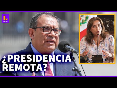 ¿Presidencia remota? Alberto Otárola sustentó proyecto de Dina Boluarte ante el Congreso del Perú