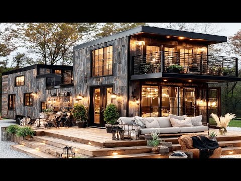 The most beautiful small house is being chosen by young people who love active life.