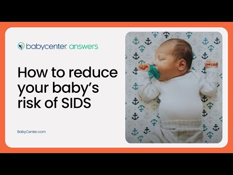 How to reduce your baby's risk of SIDS