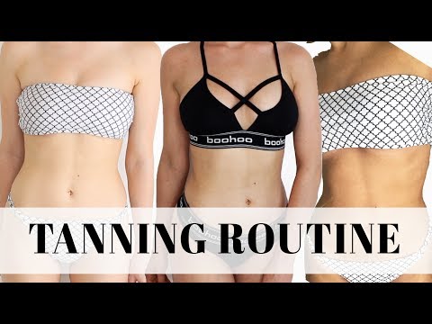 MY FAKE TANNING ROUTINE 2017