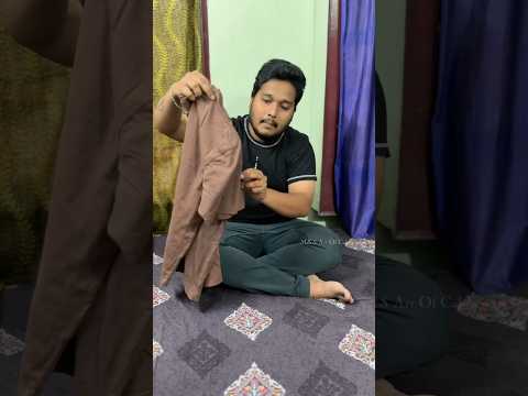 Wife vs husband clothes folding 😂🤣 #funny #comedy #jokes #memes #couples #trending #youtubeshorts