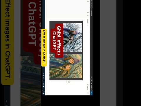 Ghibli effect image generation from chatgpt #ghibli #digitalart #viralvideo #cooftingdom