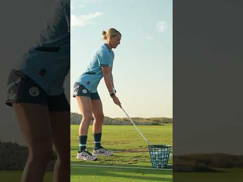 A change of sport?🏌️‍♀️😅  #football #mancity #golf #shorts #training