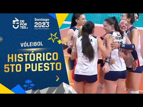 ¡HISTÓRICO! Team Chile de vóleibol femenino queda en el 5to puesto tras vencer a Colombia