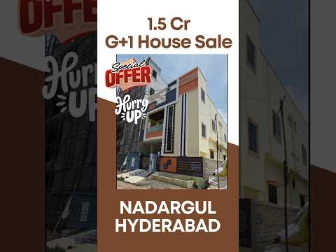 G+1 House For Sale in Nadargul Hyderabad. House Sale Nadargul Hyderabad #House #realestate