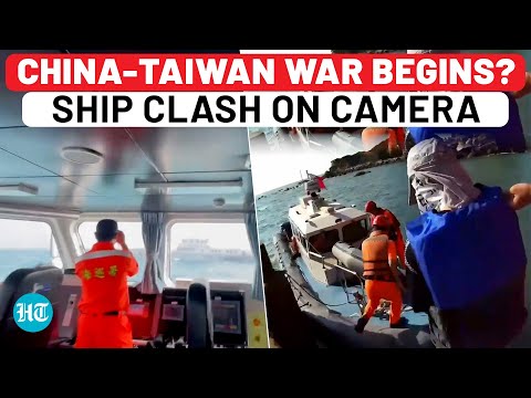 On Cam: Taiwan Sea Force Clashes With Chinese 'Intruders' As Beijing's Army Surrounds Island