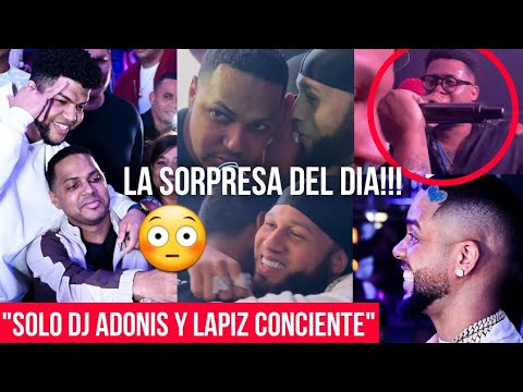 DJ ADONIS A NIVEL DE LAPIZ CONCIENTE...  ALOFOKE HACE LA PAZ CON EL ALFA Y LUINNY CORPORAN