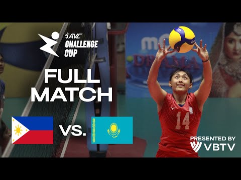 🇵🇭 PHI vs 🇰🇿 KAZ - Semifinals | AVC Challenge Cup 2024 - presented by VBTV