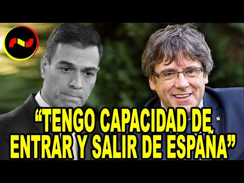 Puigdemont SE ENVALENTONA ante el SILENCIO de Pedro Sánchez