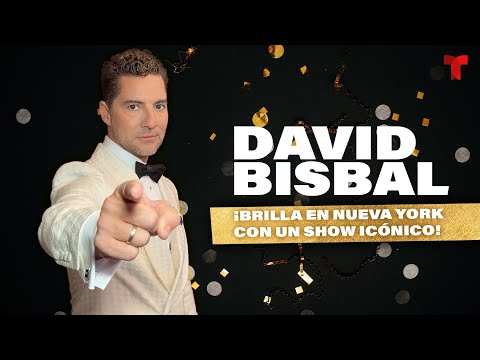 David Bisbal recibiendo Año Nuevo 2025 en el Empire State | Telemundo Entretenimiento