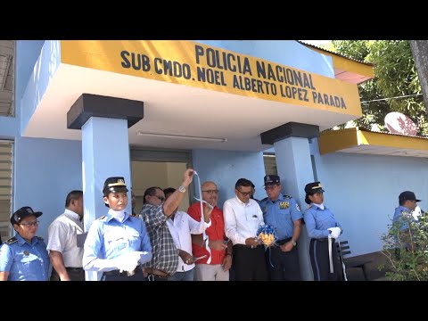 Chinandega : Policía Nacional inaugura delegación para el buen servicio de la seguridad ciudadana