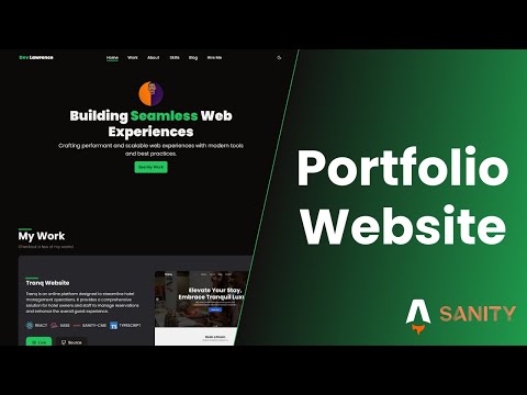 Build Your Portfolio Website in Minutes with Astro & Sanity