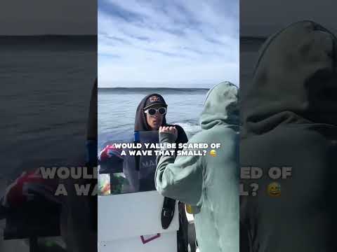 Giant wave almost swallows boat 😱 #fail #boat