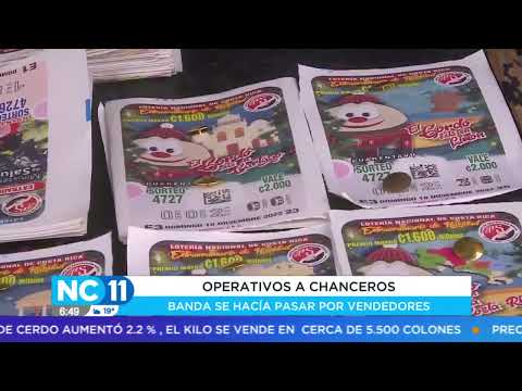Policía despliega fuerzas para la protección de vendedores de lotería