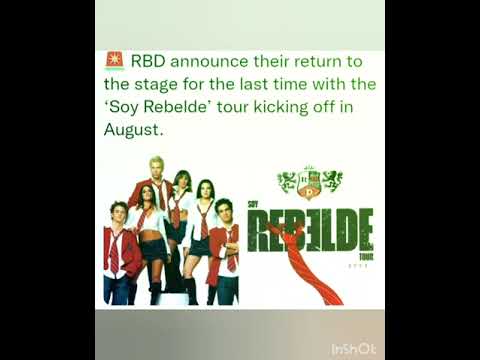 RBD announce their return to the stage for the last time with the ‘Soy Rebelde’ tour kicking off in