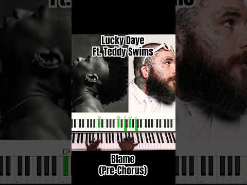 Teddy Swims Lucky Daye Blame chords pre chorus #rnb #teddyswims #luckydaye #chordstutorial