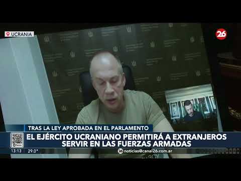 El ejército ucraniano permitirá a extranjeros servir en las Fuerzas Armadas