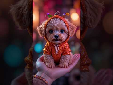 🎃 Tiny Pumpkin Puppy Says: I’m Proud of You 🎃💛 | The Cutest Halloween Motivation Ever! #ai #shorts
