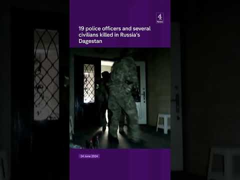 19 police officers and several civilians killed in Russia's Dagestan