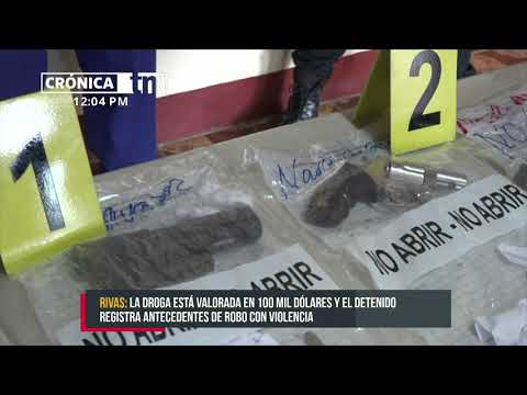 Decomisan cuatro kilos de cocaína a hombre que viajaba en un carro en Rivas - Nicaragua