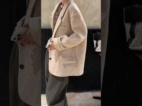 羊毛加厚西裝外套格格輪廓