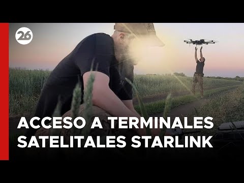 Los soldados rusos muestran que utilizaron el sistema STARLINK de Elon Musk