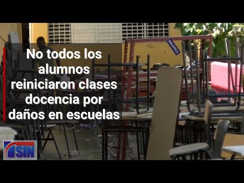 No todos los alumnos reiniciaron clases docencia por daños en escuelas