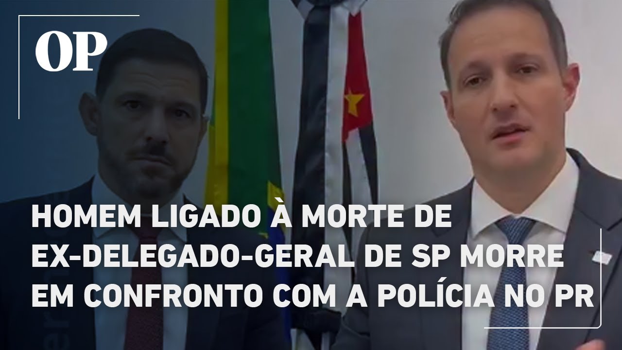 Homem ligado à morte de ex delegado geral de SP morre em confronto com a polícia no PR