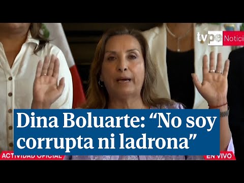 Dina Boluarte asegura ser una mujer honesta tras el escándalo de los Rolex: No soy ladrona