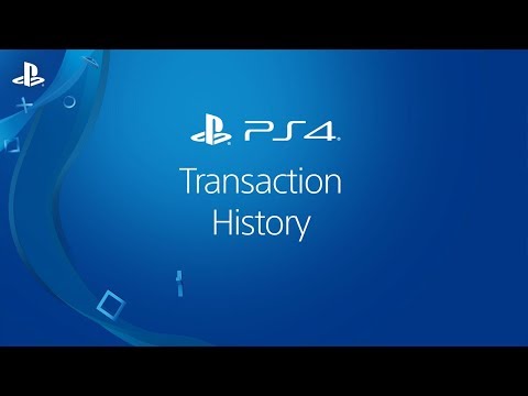 Como exibir o histórico de transações em um sistema PS4