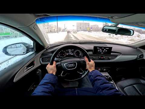2015 AUDI A6 POV TEST DRIVE